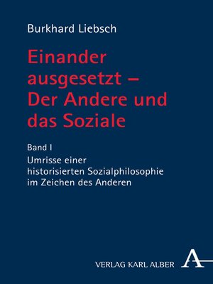 cover image of Einander ausgesetzt--Der Andere und das Soziale